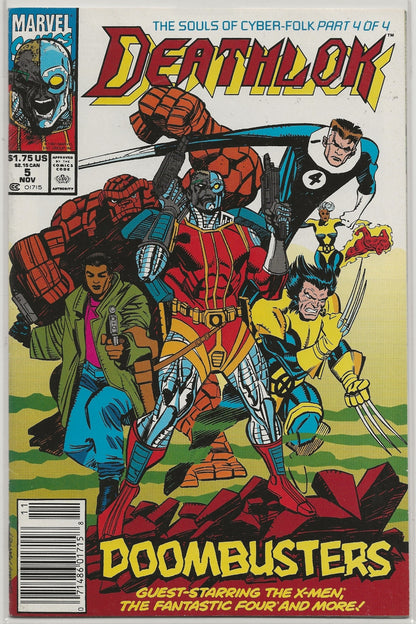 Deathlok #5 | Denys Cowan Cover | Marvel Comics