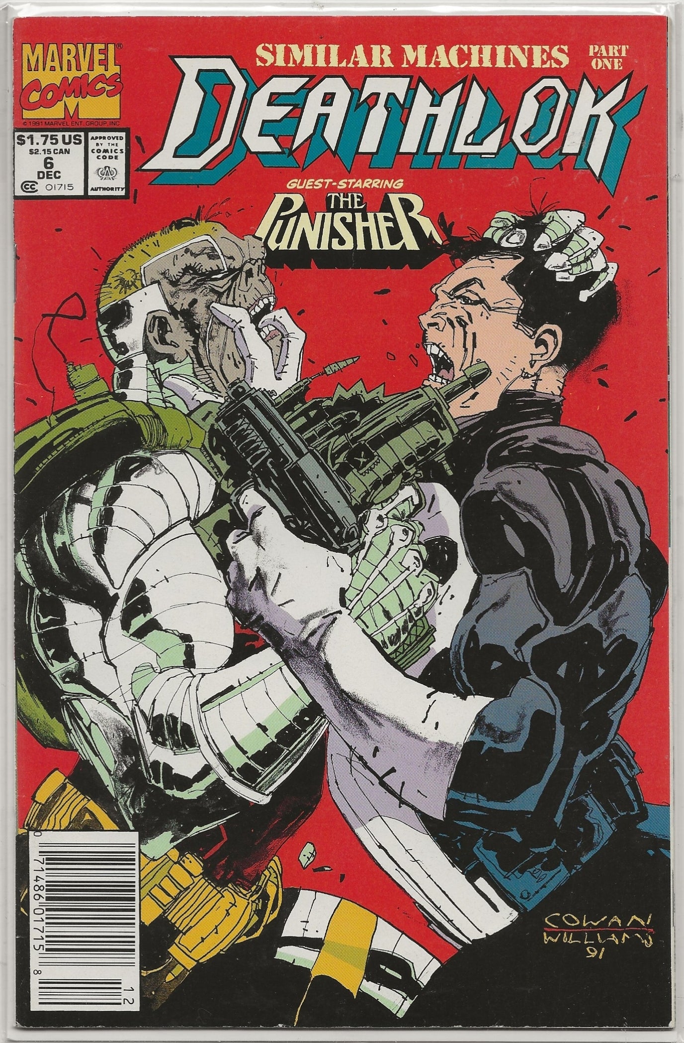 Deathlok #6 | Denys Cowan & Kevin Nowlan Cover | Marvel Comics