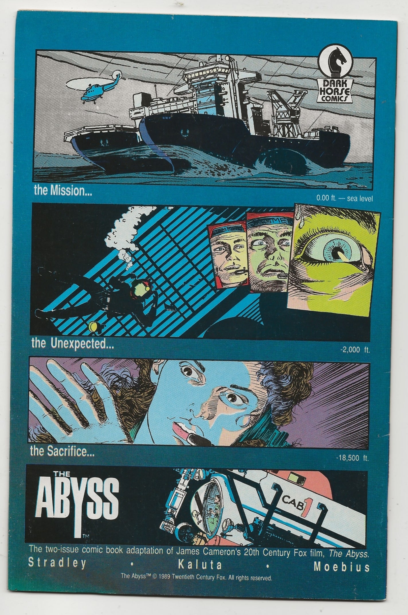 Predator #1 1989 Dark Horse: Chris Warner Cover; 1st app of Predator