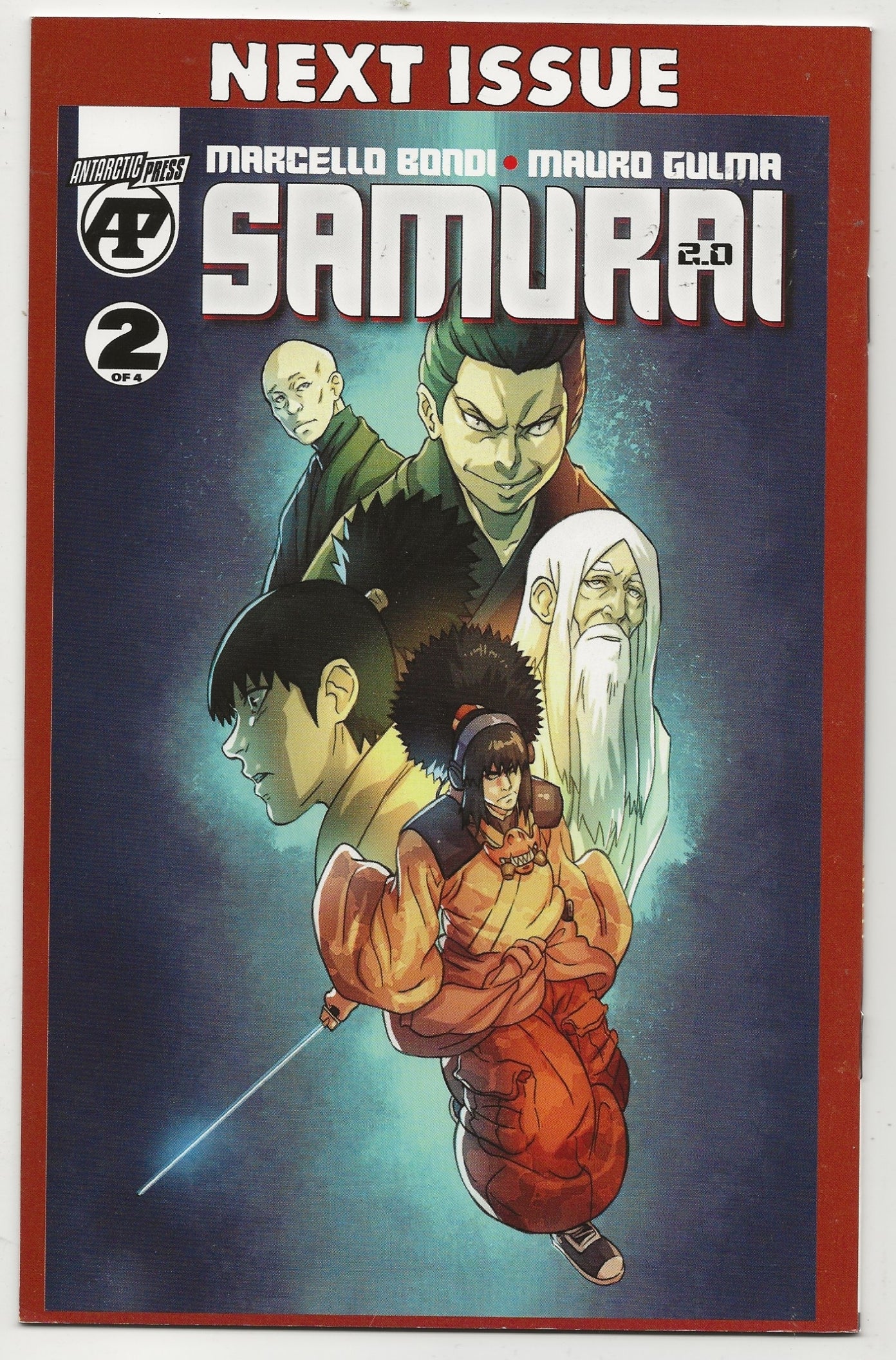 Samurai 2.0 #1 2022 Antarctic Press: Mauro Gulma Cover