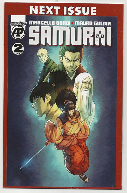 Samurai 2.0 #1 2022 Antarctic Press: Mauro Gulma Cover