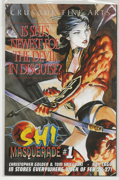 Shi: The Series #5 1997 Crusade Comics: Charles Yoakum & Myrton Bewry Cover