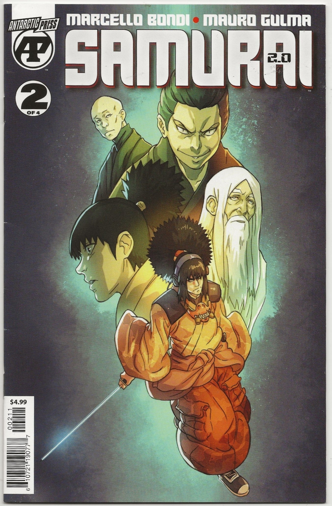 Samurai 2.0 #2 2022 Antarctic Press: Mauro Gulma Cover