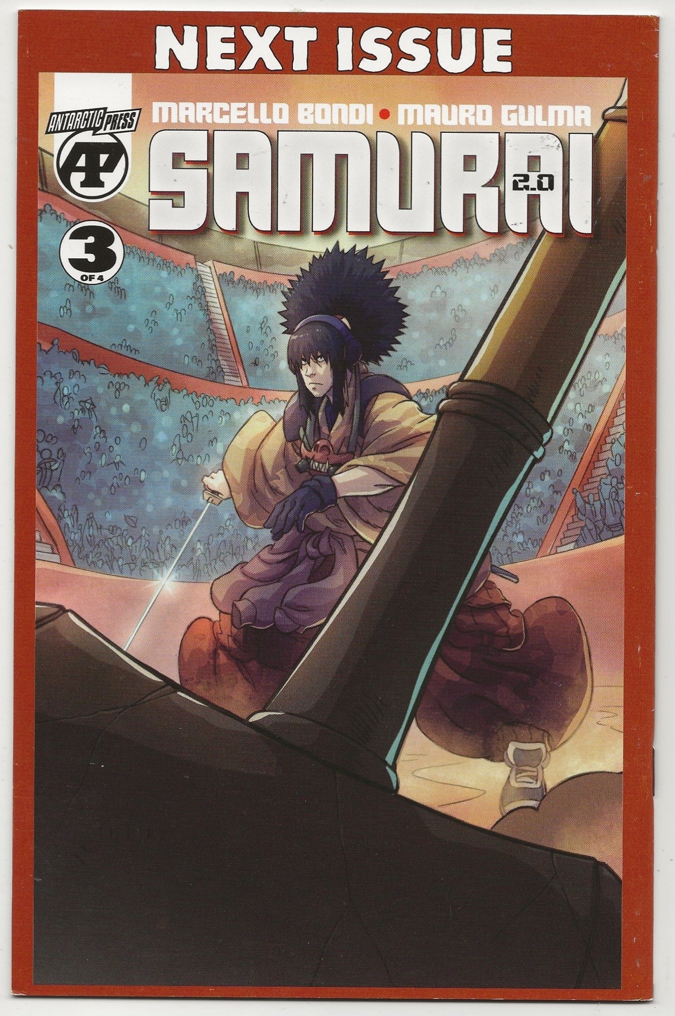 Samurai 2.0 #2 2022 Antarctic Press: Mauro Gulma Cover