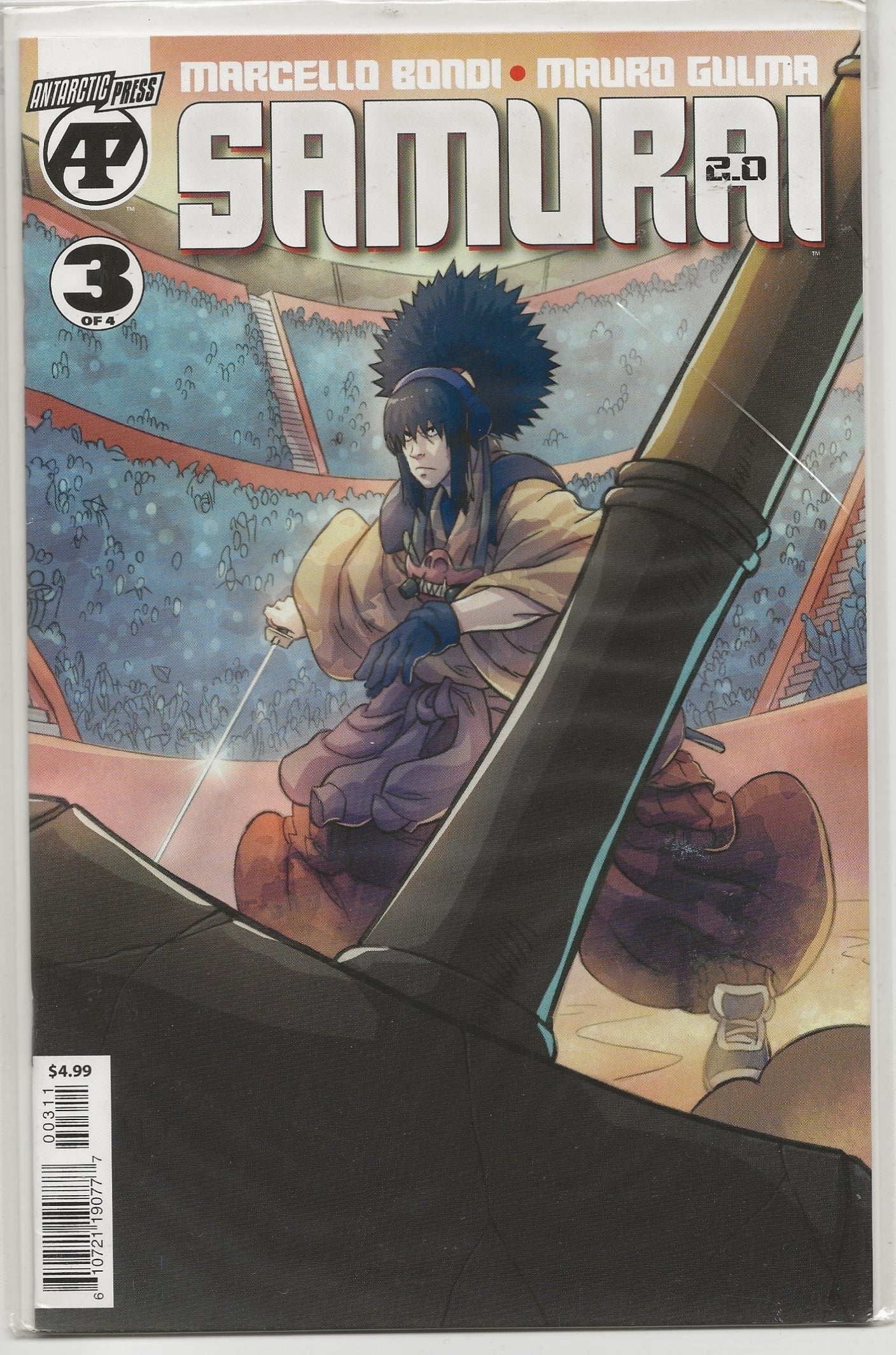 Samurai 2.0 #3 2022 Antarctic Press: Mauro Gulma Cover