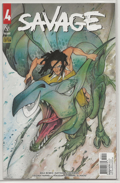 Savage #4 2021 Valiant: Peach Momoko Variant Cover