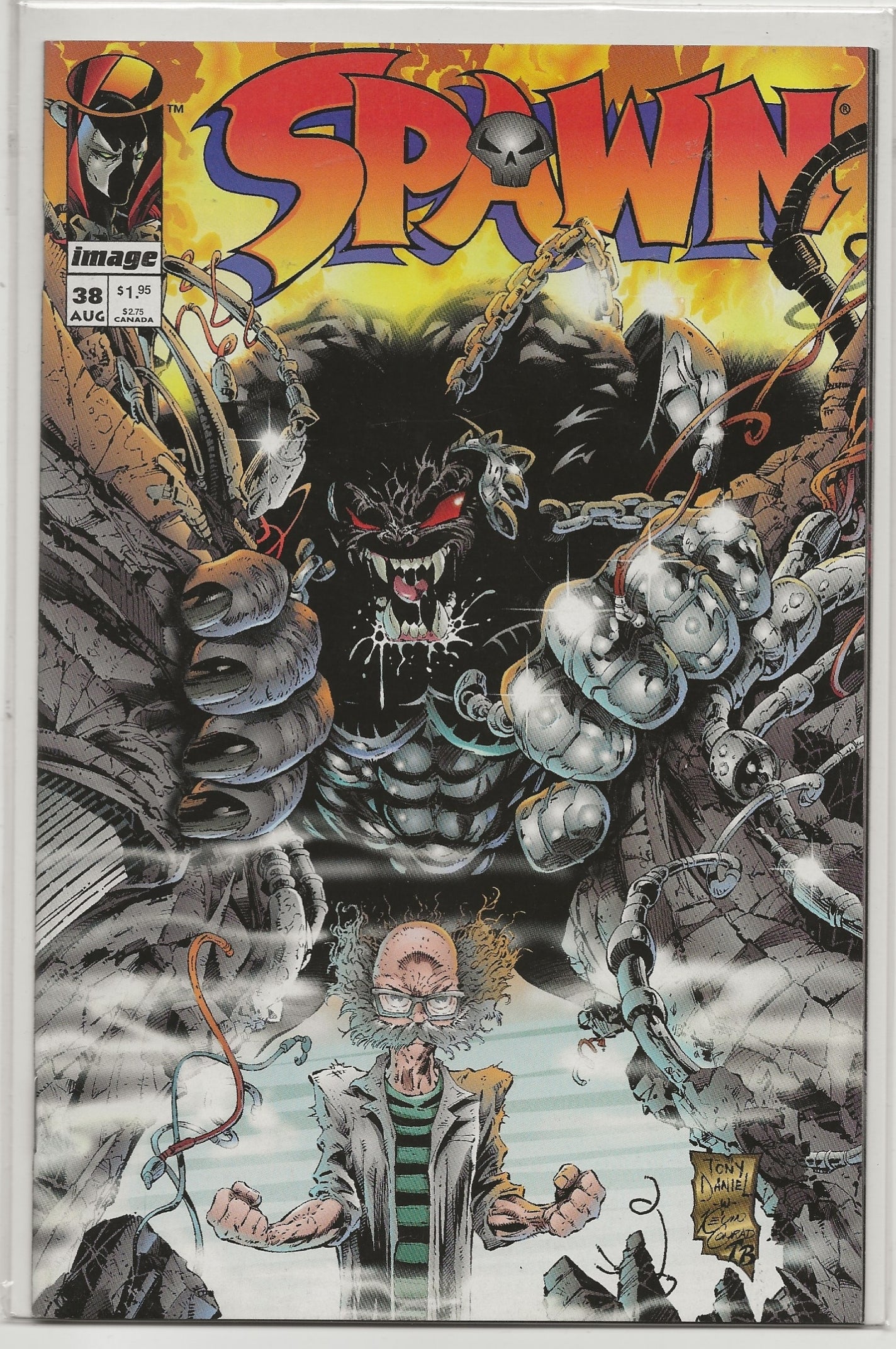 Spawn #38 1995 Image Comics: Kevin Conrad Cover