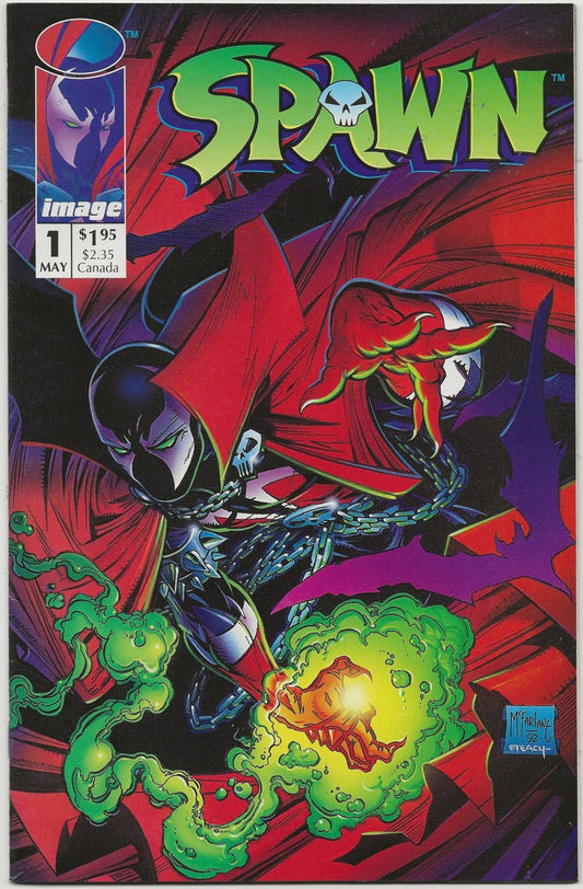 Spawn #1 1992 Image Comics: Todd McFarlane & Ken Steacy Cover