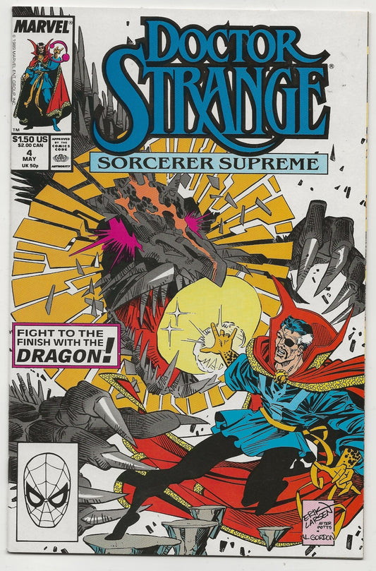 Doctor Strange, Sorcerer Supreme #4 Cover By Erik Larsen - Marvel Comics