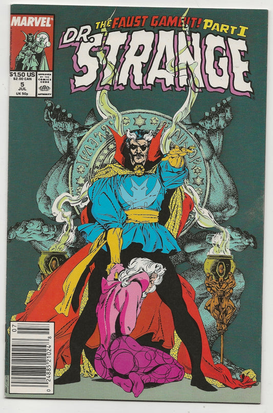 Doctor Strange, Sorcerer Supreme #5 Cover By Kevin Nowlan - Marvel Comics