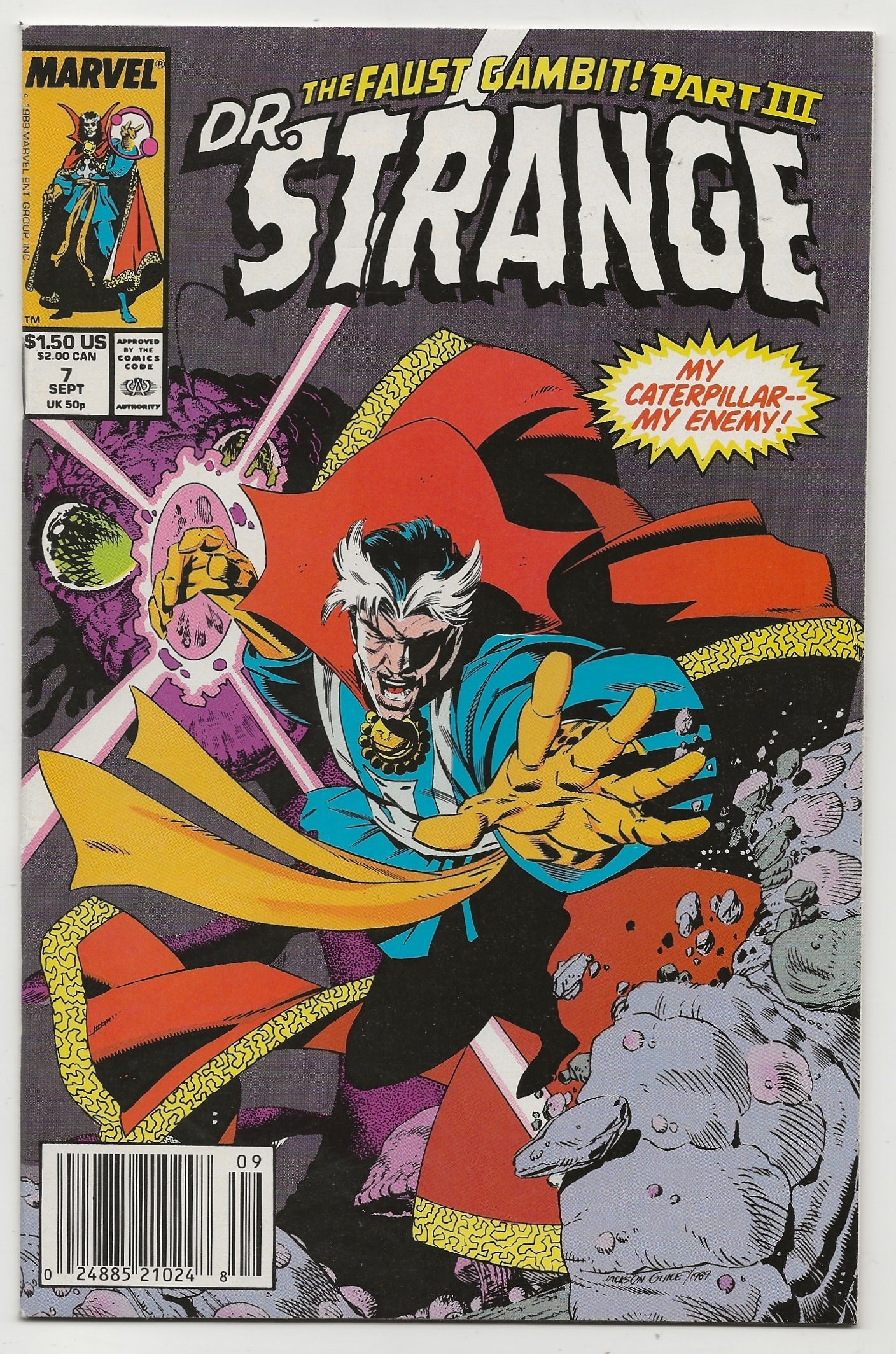 Doctor Strange, Sorcerer Supreme #7 Cover By Jackson Guice - Marvel Comics