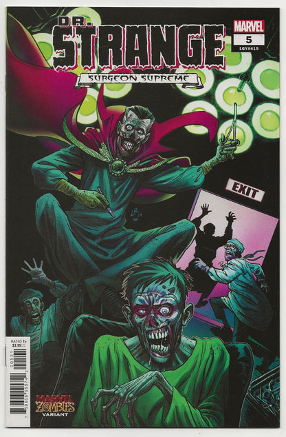 Dr. Strange: Surgeon Supreme #5 Marvel Zombies Variant Cover By Luke Ross - Marvel Comics