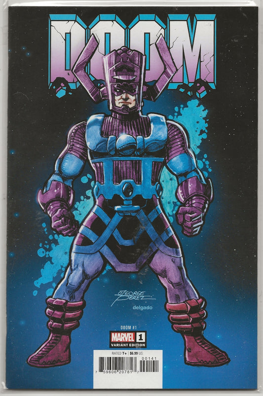 DOOM #1 George Perez Galactus Variant - Marvel Comics