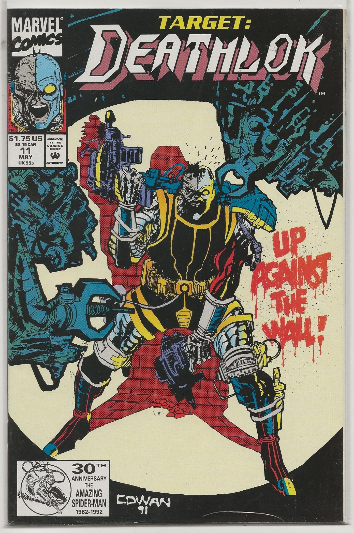 Deathlok #11 - Target: Deathlok - Marvel Comics (1992) - Denys Cowan Cover A