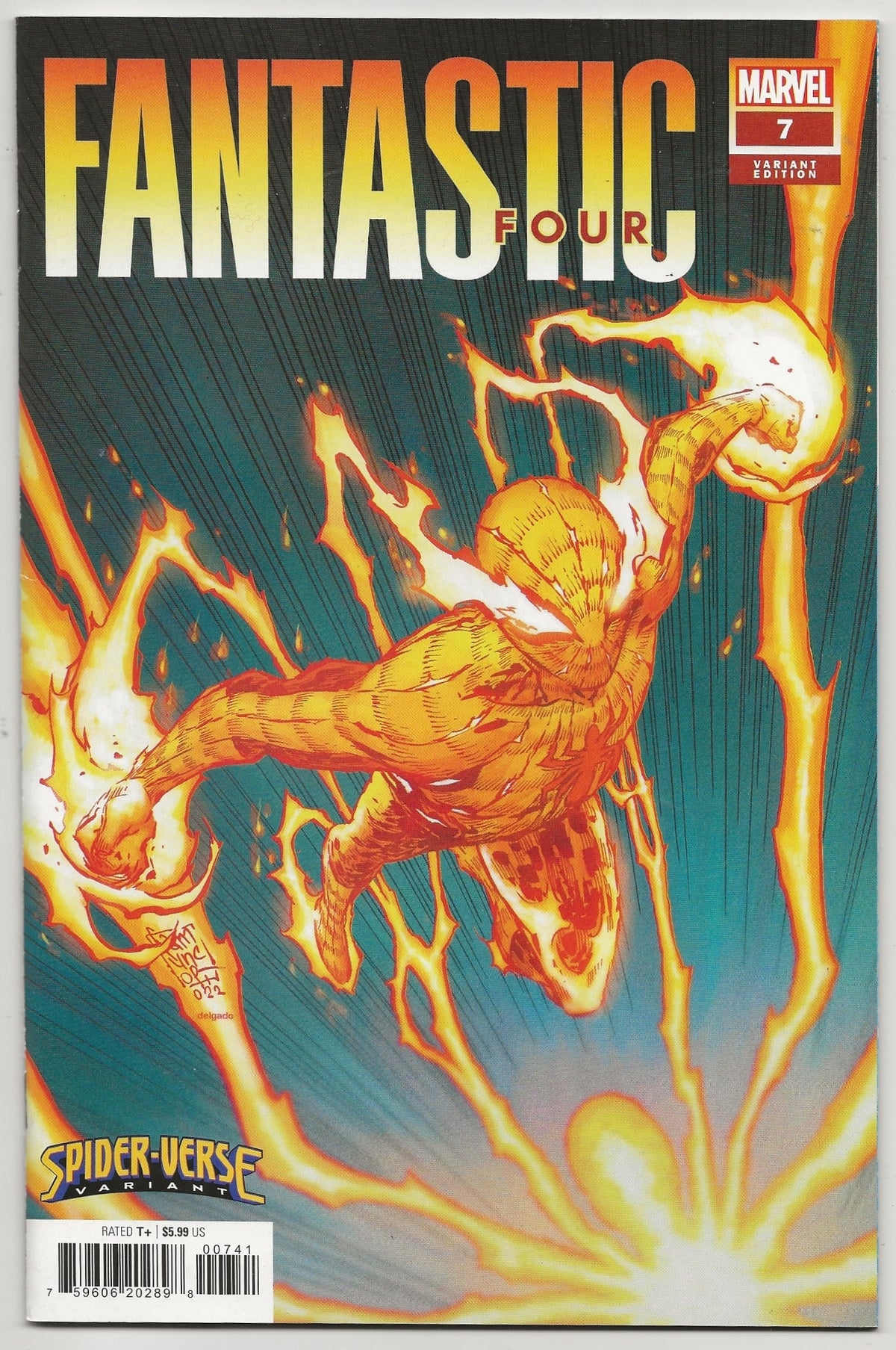 Fantastic Four #7 | Giuseppe Camuncoli Spider-Verse Variant | Legacy #700 | Marvel 2023