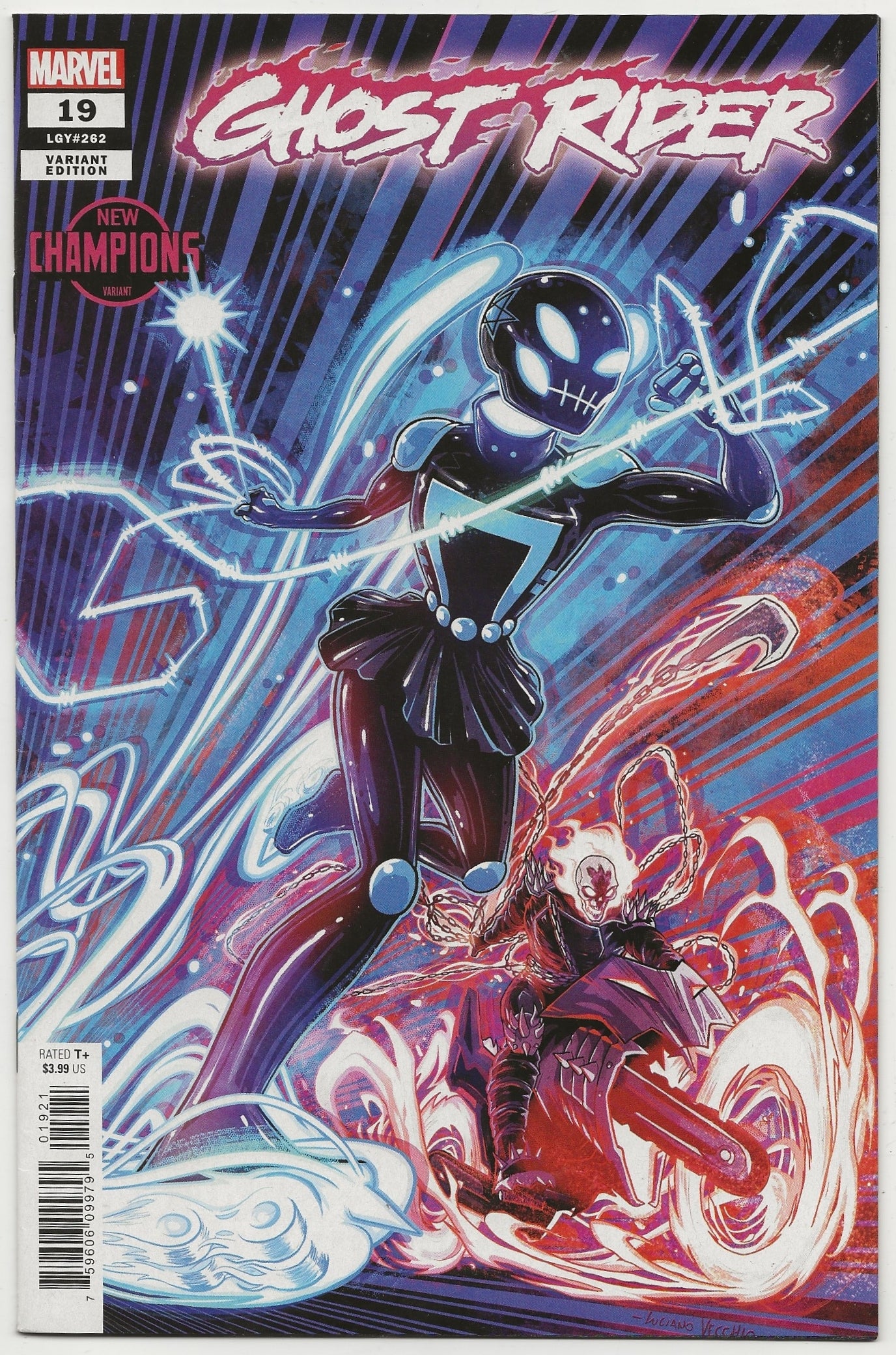 Ghost Rider #19 | Luciano Vecchio New Champions Variant | Marvel Comics 2023