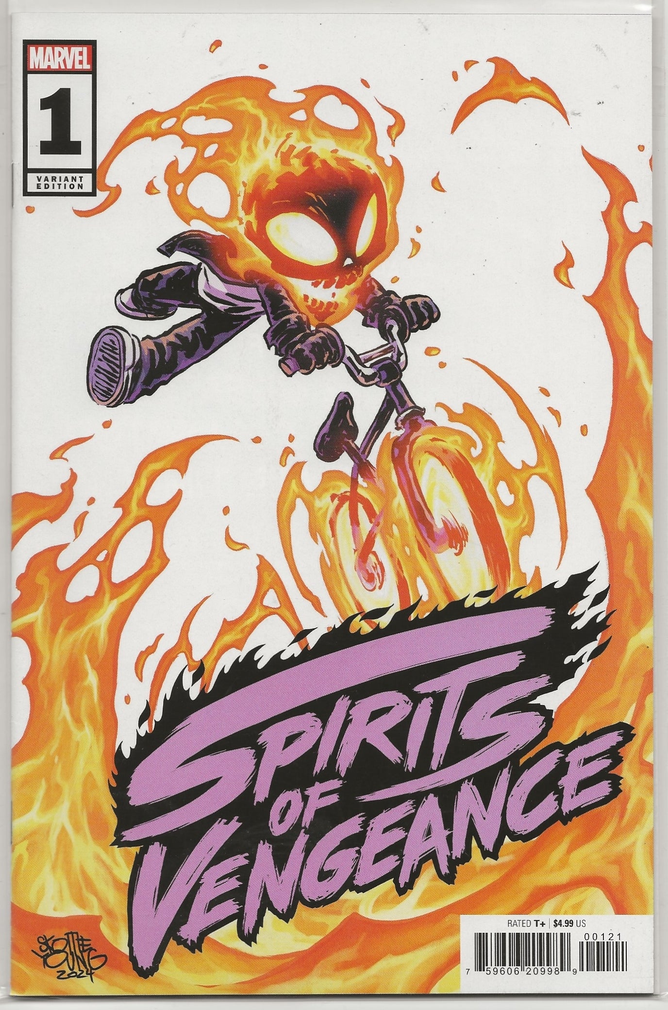 Spirits Of Vengeance #1 | Skottie Young Variant Cover | Marvel Comics 2024