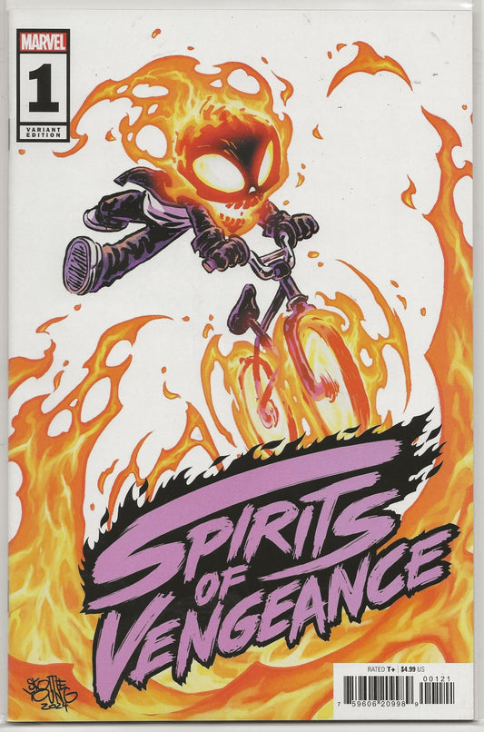 Spirits Of Vengeance #1 | Skottie Young Variant Cover | Marvel Comics 2024