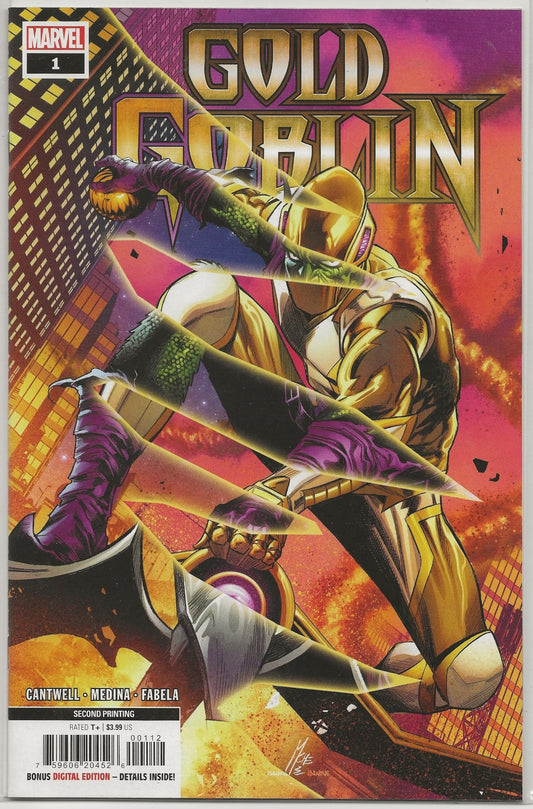 Gold Goblin #1 | 2nd Printing Variant Cover | Norman Osborn | Marvel 2022