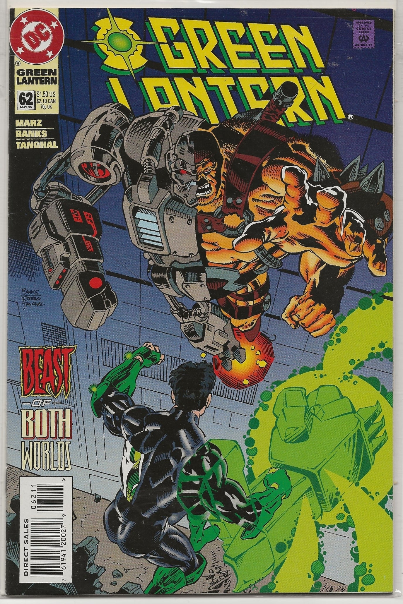 Green Lantern #62 | Darryl Banks Cover | DC Comics