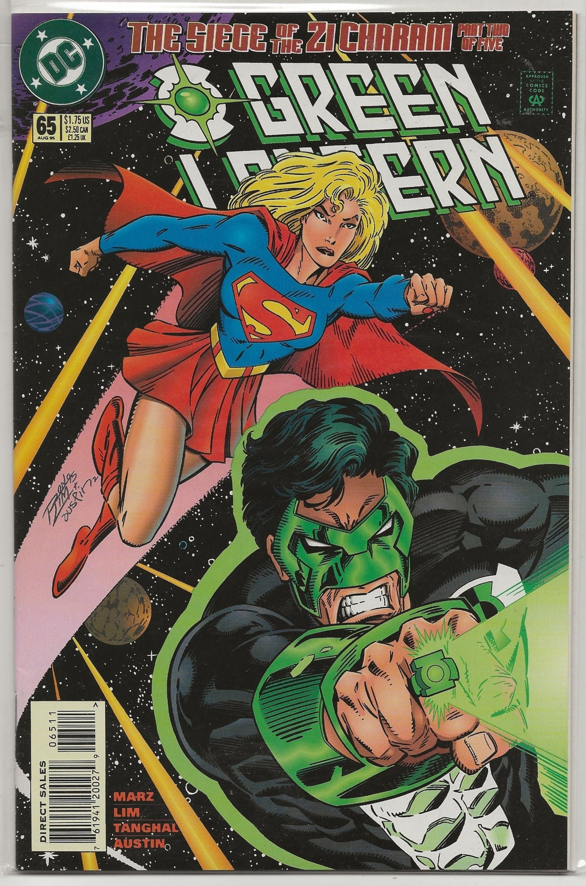 Green Lantern #65 | Ron Lim Cover | DC Comics