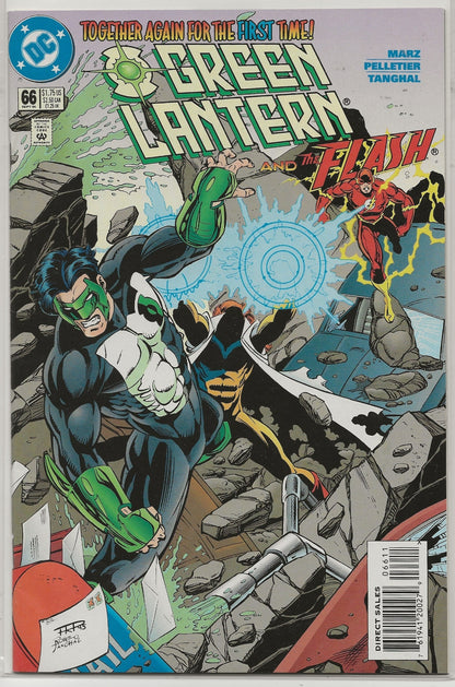 Green Lantern #66 Vol 3 | First Kyle Rayner And Wally West Flash Team-Up | DC Comics 1995