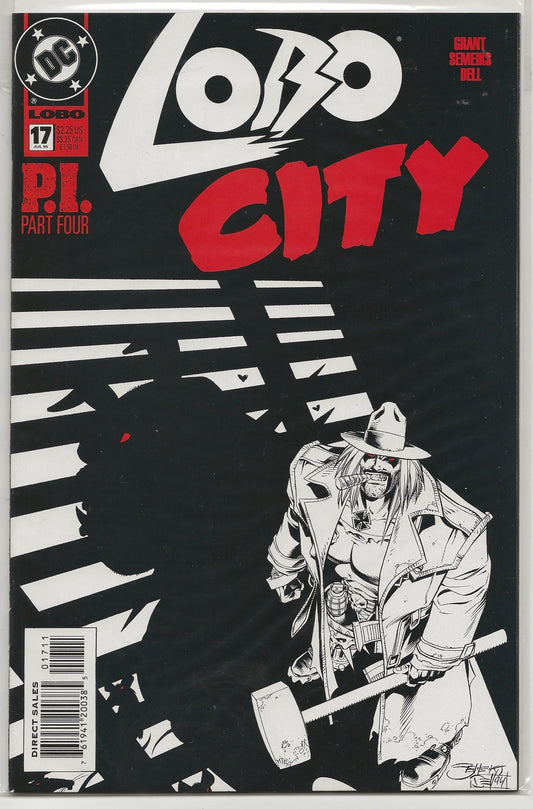 Lobo #17 DC Comics (1995) - Sin City Homage Cover - P.I. Part 4