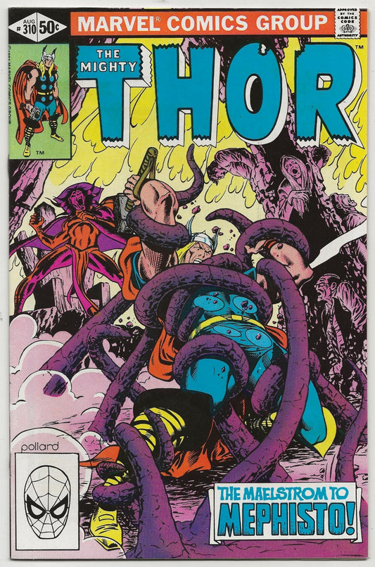 Thor #310 1981 Marvel: Keith Pollard & Gaspar Saladino Cover