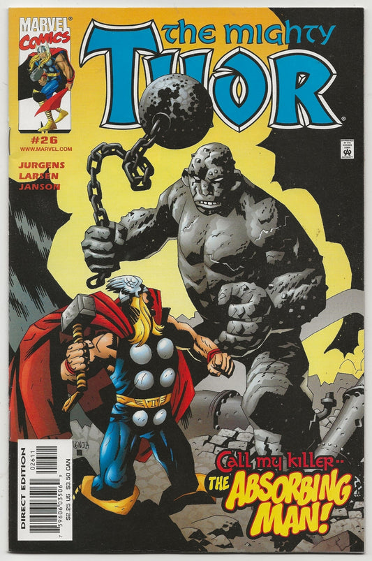 Thor #26 2000 Marvel: Mike Mignola Cover