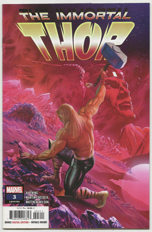 The Immortal Thor #3 2023 Marvel: Alex Ross Cover
