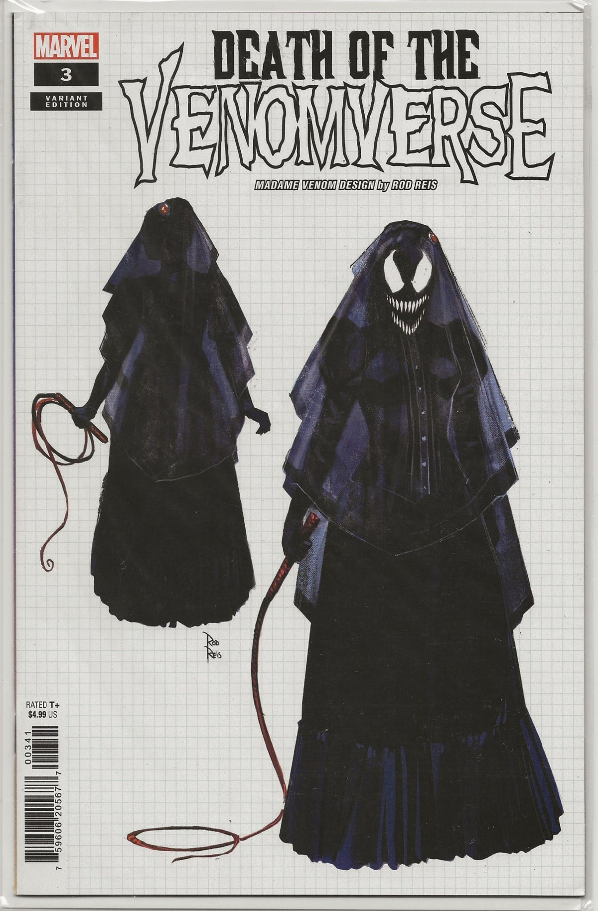 Death Of The Venomverse #3 | Rod Reis Madame Venom Design Variant | Marvel 2023 1st Print