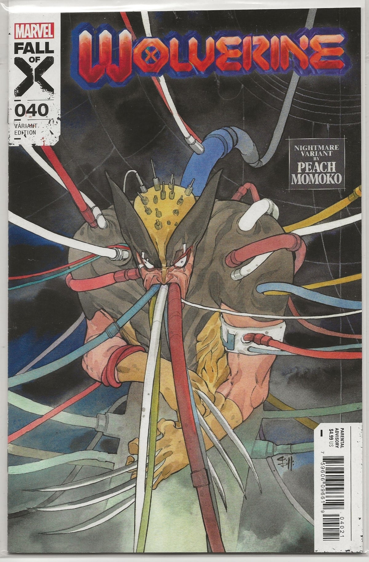 Wolverine #40 | Peach Momoko Nightmare Variant Cover | Fall Of X | Marvel 2023 1st Print