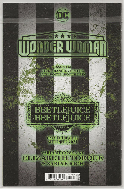 Wonder Woman #12 | Elizabeth Torque & Sabine Rich Beetlejuice Variant | DC Comics 2024 1st Print