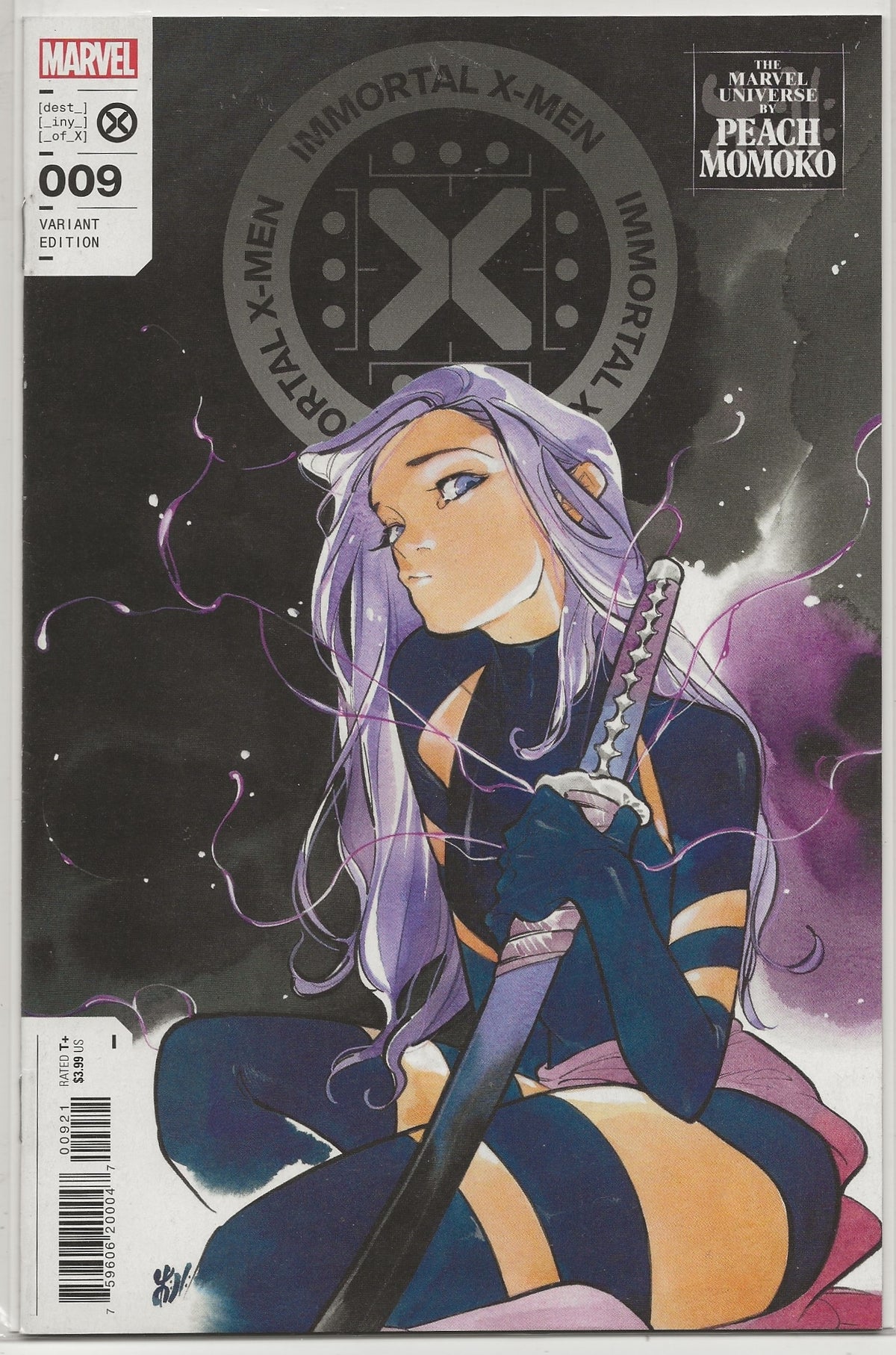 Immortal X-Men #9 | Peach Momoko Variant Cover | Psylocke | Marvel 2022 1st Print