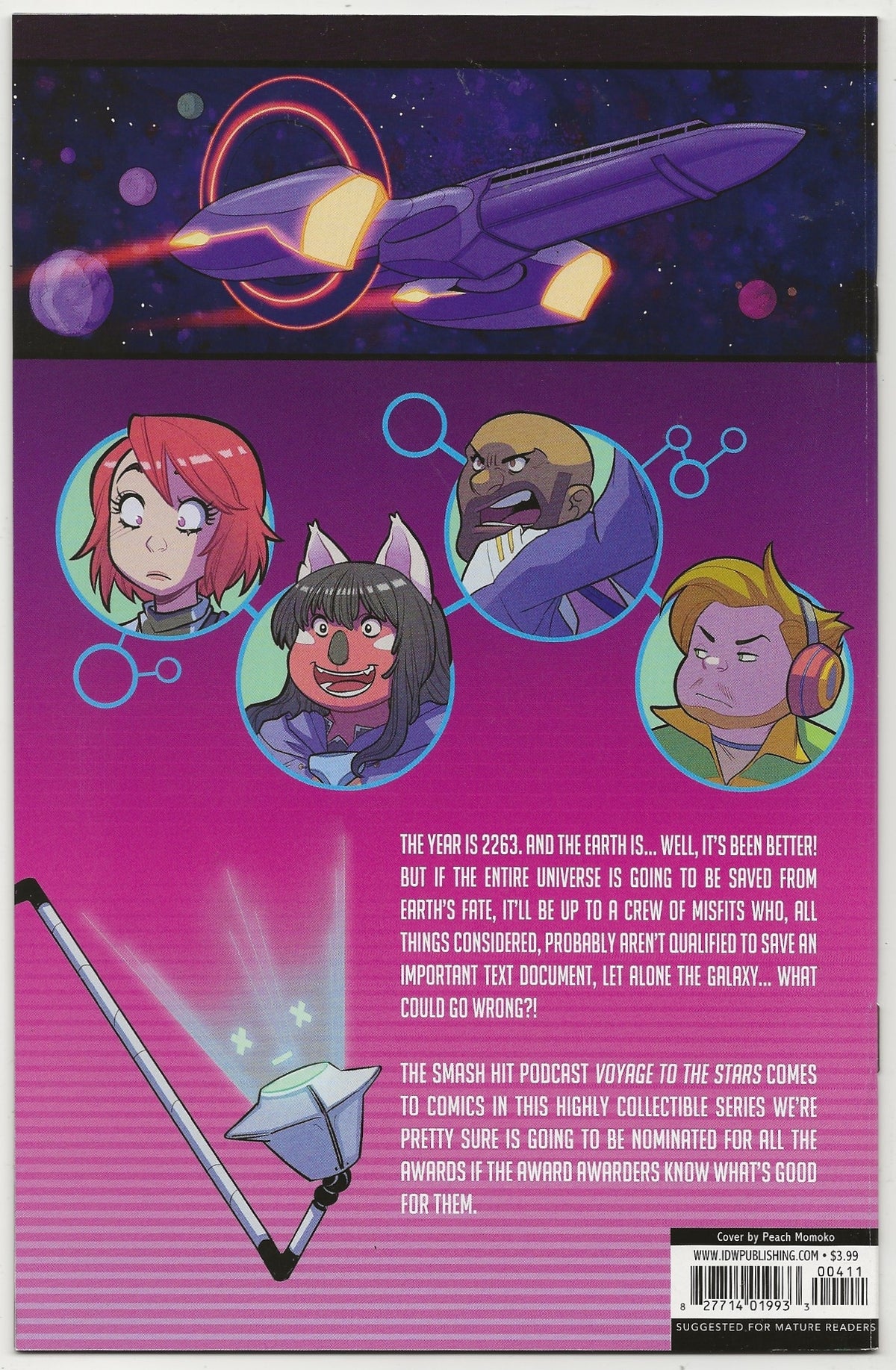 Voyage To The Stars #4 | Peach Momoko Cover A | IDW 2021 1st Print