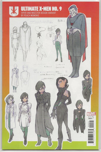 Ultimate X-Men #9 | Peach Momoko Viper & Maester Design Variant | Marvel 2024 1st Print