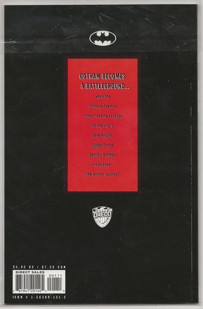 Batman / Judge Dredd: Vendetta in Gotham #1 1993 DC: Mike Mignola Cover