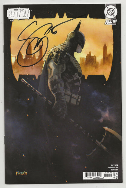Absolute Batman #9 - Tirso Cons Cover C Variant (Signed By Scott Snyder) - DC Comics