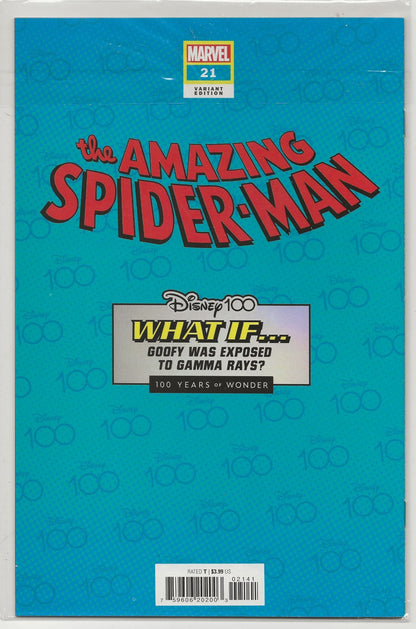 Amazing Spider-Man #21 - Vitale Mangiatordi Disney 100 Hulk Variant - Marvel Comics