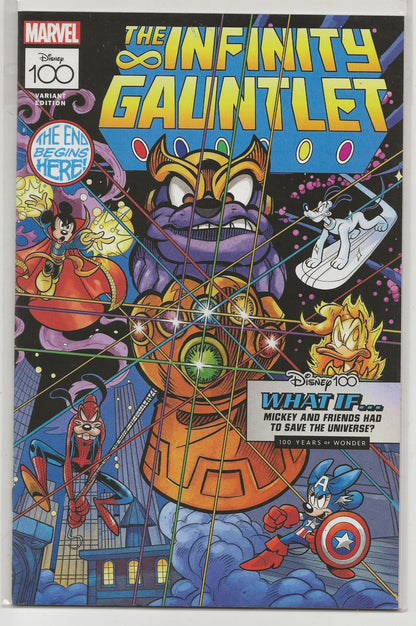 Amazing Spider-Man #23 - Lorenzo Pastrovicchio Disney 100 Infinity Gauntlet Variant - Marvel Comics
