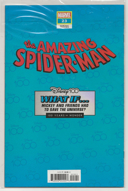 Amazing Spider-Man #23 - Lorenzo Pastrovicchio Disney 100 Infinity Gauntlet Variant - Marvel Comics