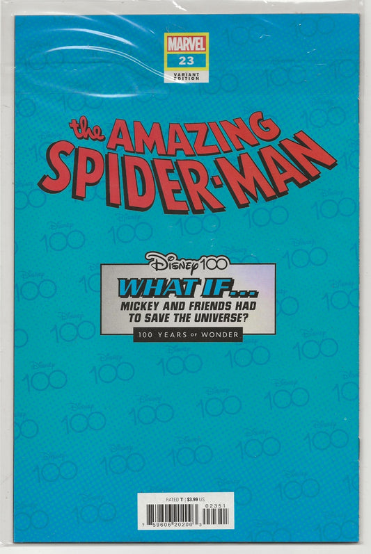 Amazing Spider-Man #23 - Lorenzo Pastrovicchio Disney 100 Infinity Gauntlet Variant - Marvel Comics