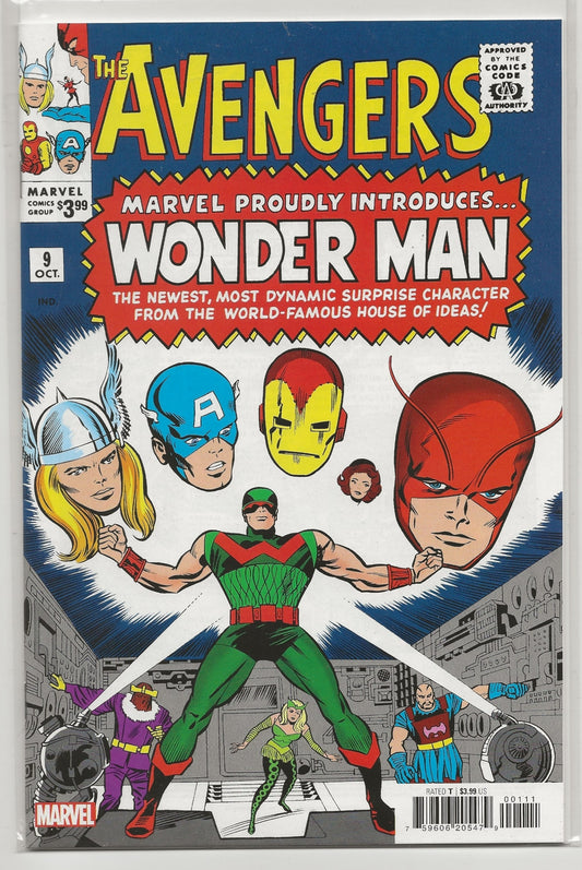 Avengers #9 Facsimile Edition - Jack Kirby Cover - Marvel Comics