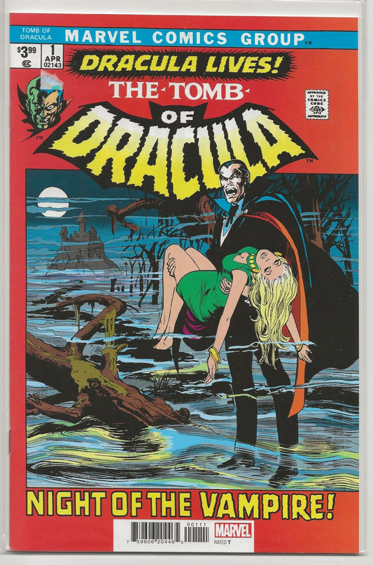 Tomb of Dracula #1 Facsimile Edition - Neal Adams Cover - Marvel Comics