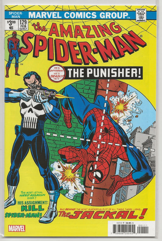 Amazing Spider-Man #129 Facsimile Edition - Gil Kane & John Romita Sr. Cover - Marvel Comics