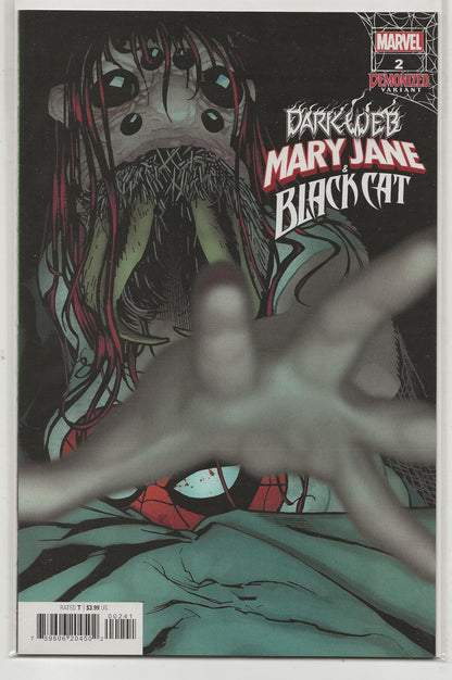 Mary Jane & Black Cat #2 - Adam Hughes Demonized Variant - Marvel Comics Dark Web