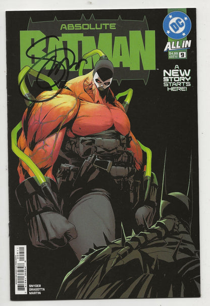 Absolute Batman #9 - Nick Dragotta Cover A (Signed By Scott Snyder) - DC Comics