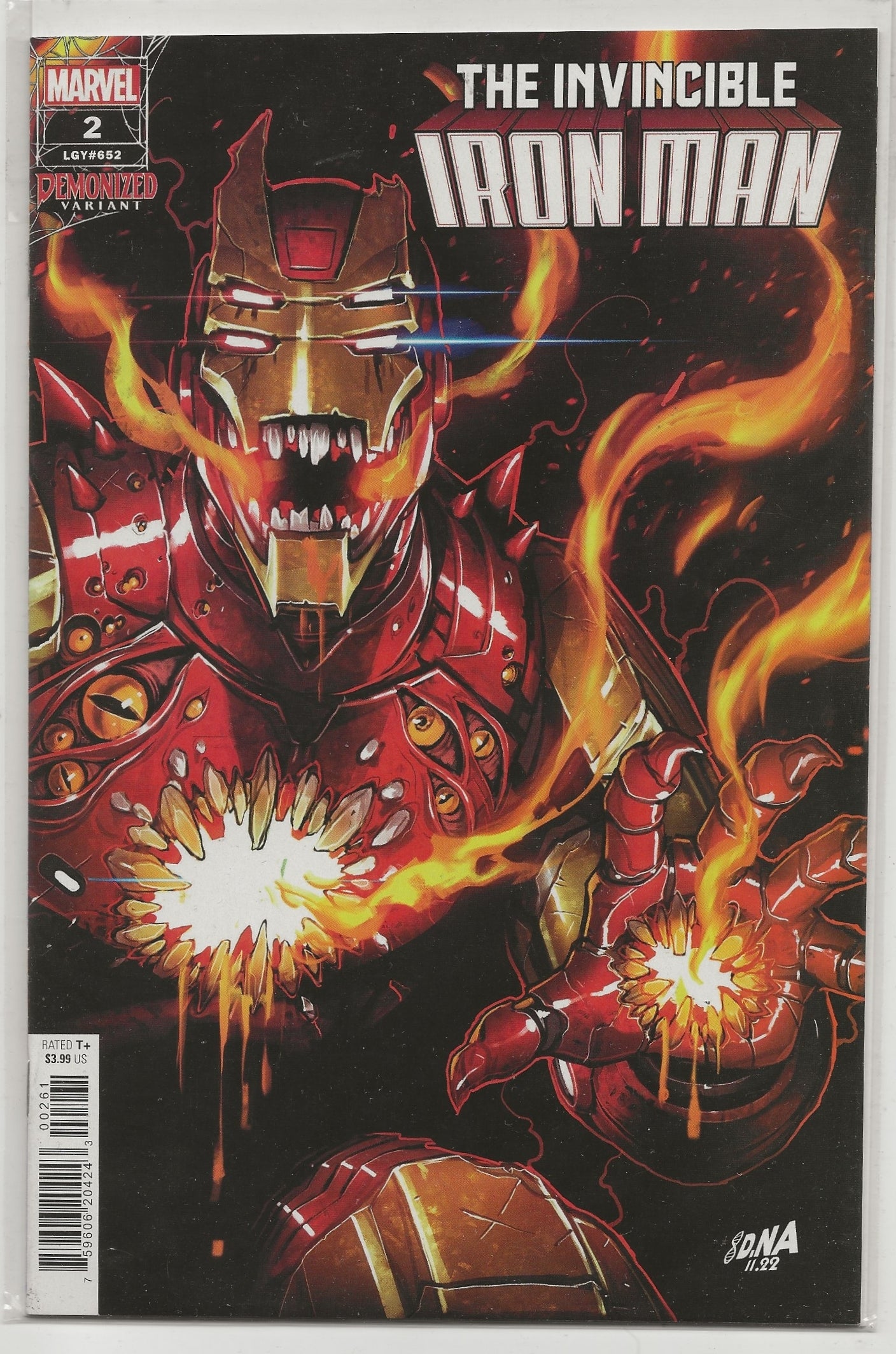 Invincible Iron Man #2 - David Nakayama Demonized Variant - Marvel Comics