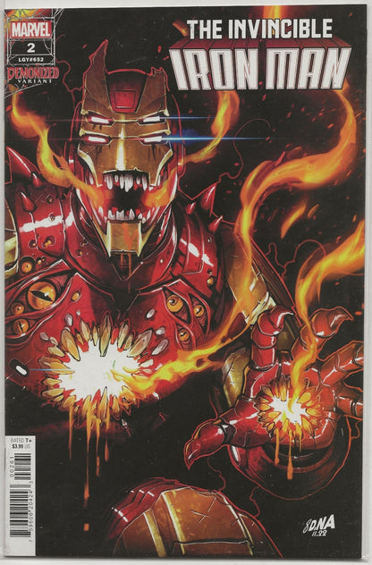 Invincible Iron Man #2 - David Nakayama Demonized Variant - Marvel Comics