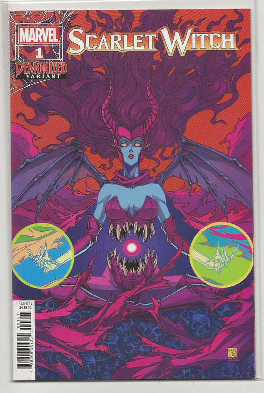 Scarlet Witch #1 - Fico Ossio Demonized Variant - Marvel Comics
